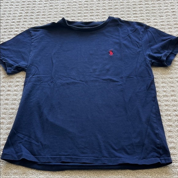 Polo Ralph Lauren Other - Polo Ralph Lauren Dark Blue Tee with Red Logo